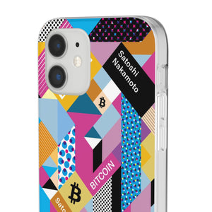 Bitcoin Isometrik Art Phone Cases