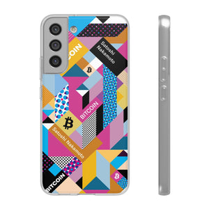 Bitcoin Isometrik Art Phone Cases