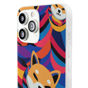 Shiba Inu Abstrak Flexi Cases