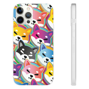 Shiba Inu Pop Art Phone Cases