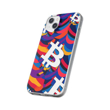 Load image into Gallery viewer, Bitcoin Abstrak Flexi Phone Cases
