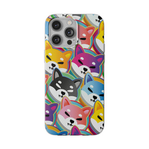 Shiba Inu Pop Art Phone Cases