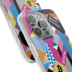 Bitcoin Isometrik Art Phone Cases