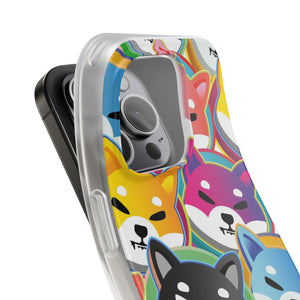 Shiba Inu Pop Art Phone Cases