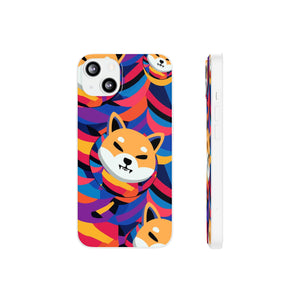 Shiba Inu Abstrak Flexi Cases