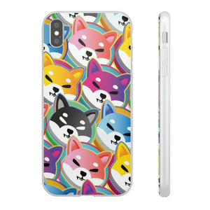 Shiba Inu Pop Art Phone Cases