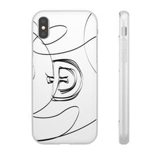 Load image into Gallery viewer, Dogecoin Line Art BW Flexi Cases
