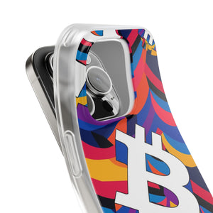 Bitcoin Abstrak Flexi Phone Cases