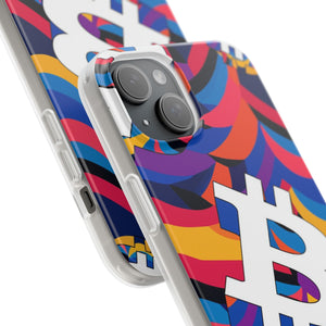 Bitcoin Abstrak Flexi Phone Cases