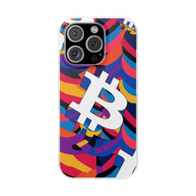 Load image into Gallery viewer, Bitcoin Abstrak Flexi Phone Cases
