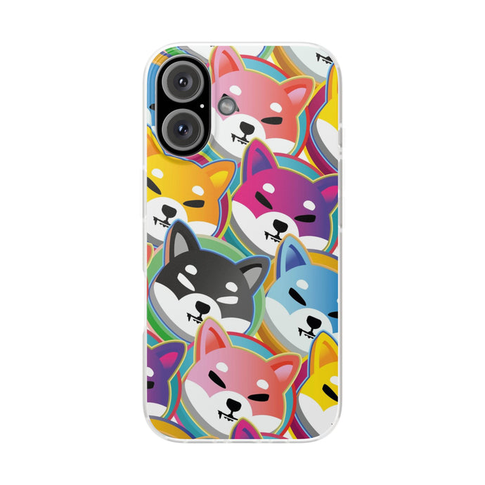 Shiba Inu Pop Art Phone Cases