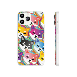 Shiba Inu Pop Art Phone Cases