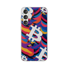 Load image into Gallery viewer, Bitcoin Abstrak Flexi Phone Cases
