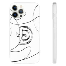Load image into Gallery viewer, Dogecoin Line Art BW Flexi Cases
