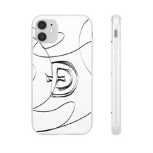 Load image into Gallery viewer, Dogecoin Line Art BW Flexi Cases
