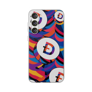 Dogecoin Abstrak Flexi Cases