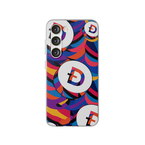 Dogecoin Abstrak Flexi Cases