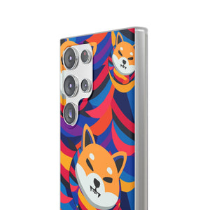 Shiba Inu Abstrak Flexi Cases