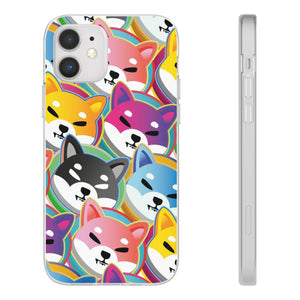 Shiba Inu Pop Art Phone Cases