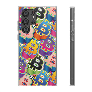 Bitcoin Pop Art Phone Cases