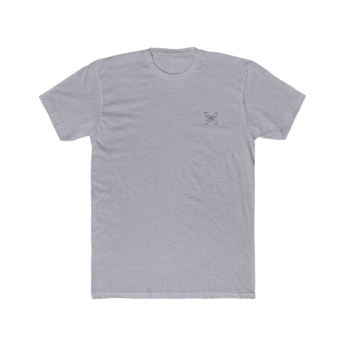 XRP Ripple Men's Cotton Short Sleeve Crew Tee (left chest)