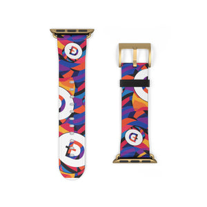 Dogecoin Abstrak Apple Watch Band