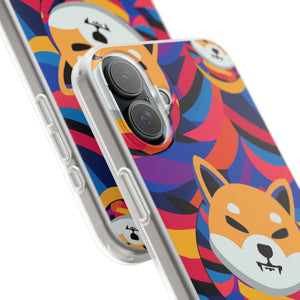 Shiba Inu Abstrak Flexi Cases