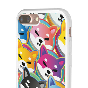 Shiba Inu Pop Art Phone Cases