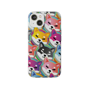 Shiba Inu Pop Art Phone Cases