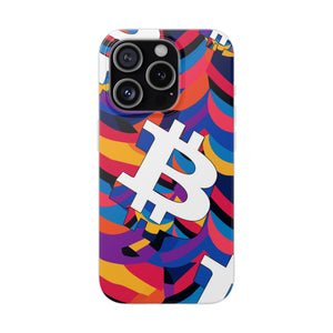 Bitcoin Abstrak Flexi Phone Cases