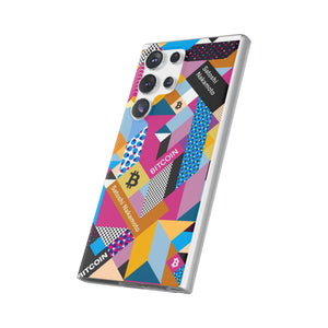 Bitcoin Isometrik Art Phone Cases