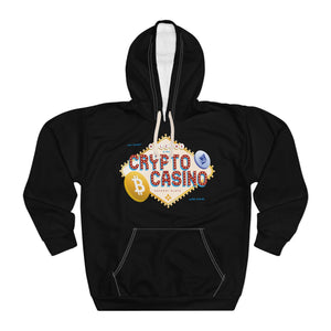 Crypto Casino Unisex Pullover Hoodie (black)