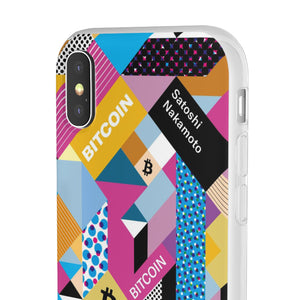 Bitcoin Isometrik Art Phone Cases