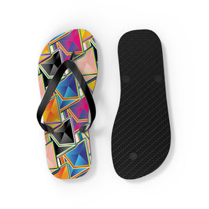 Ethereum Pop Art Unisex Flip Flops