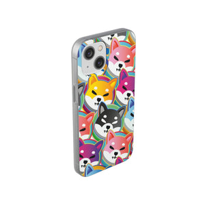 Shiba Inu Pop Art Phone Cases