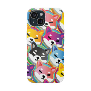 Shiba Inu Pop Art Phone Cases