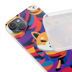 Shiba Inu Abstrak Flexi Cases