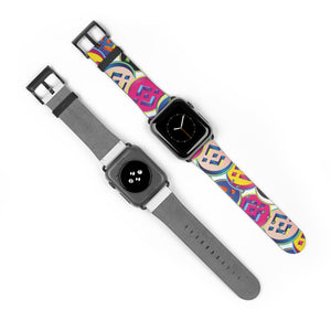 Binance Coin Pop Art Apple Watch Band