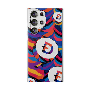 Dogecoin Abstrak Flexi Cases