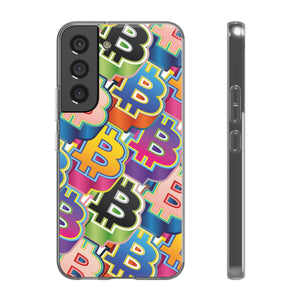 Bitcoin Pop Art Phone Cases