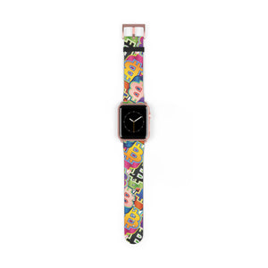 Bitcoin Pop Art Apple Watch Band
