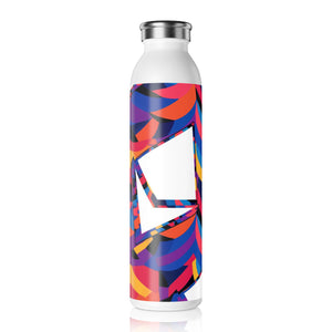 Ethereum Abstrak Slim Water Bottle