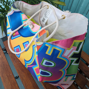 Bitcoin Pop Art Weekender Bag