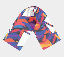 Load image into Gallery viewer, Ethereum Abstrak Silk Long Scarf
