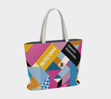 Load image into Gallery viewer, Bitcoin Isometrik Large Tote Bag
