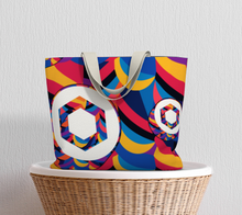 Load image into Gallery viewer, Chainlink Abstrak Large Tote Bag
