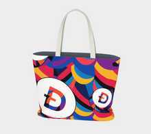 Load image into Gallery viewer, Dogecoin Abstrak Large Tote Bag
