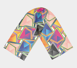 Ethereum Pop Art Silk Long Scarf