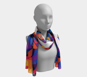 Chainlink Abstrak Long Scarf