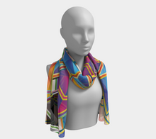 Load image into Gallery viewer, Ethereum Pop Art Silk Long Scarf
